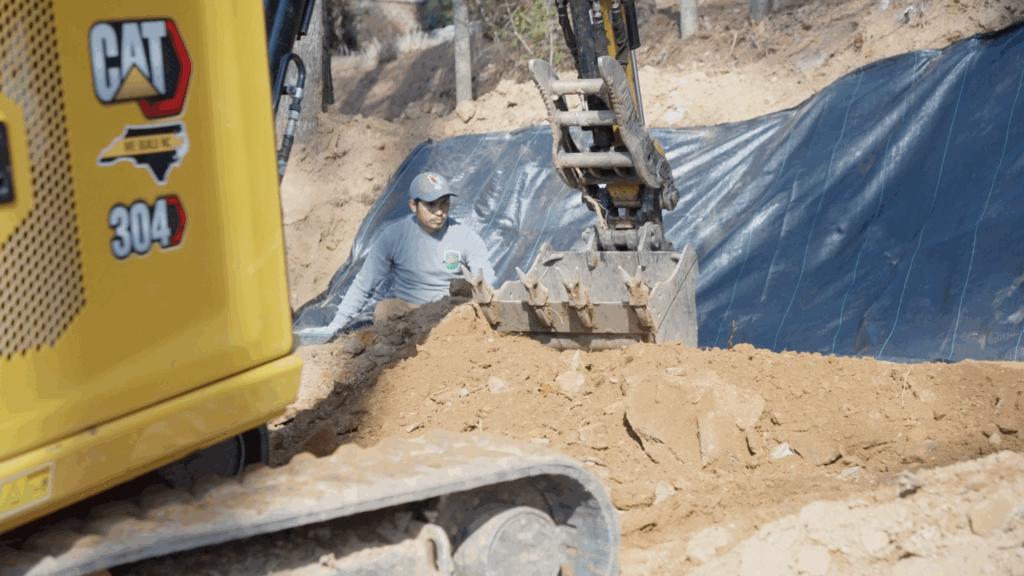 grading and water management